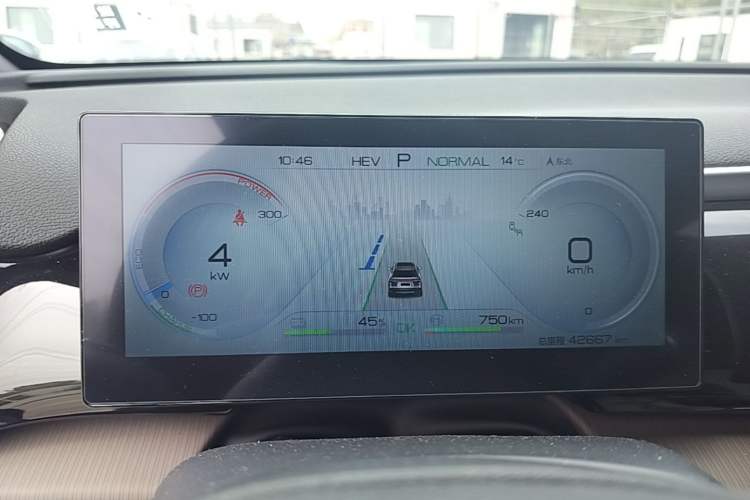 Used BYD Song Pro New Energy 2022 DM-i 110km Flagship Pro Model Instrument Cluster