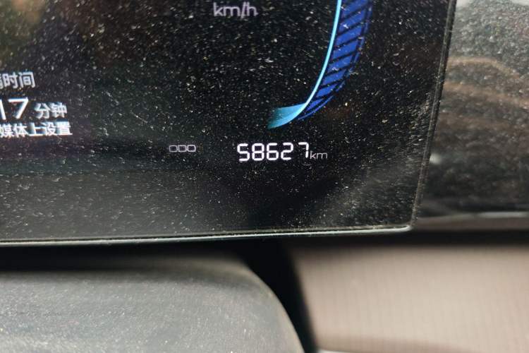 Used BYD Song Pro New Energy 2022 DM-i 51km Luxury Model Odometer Close Up