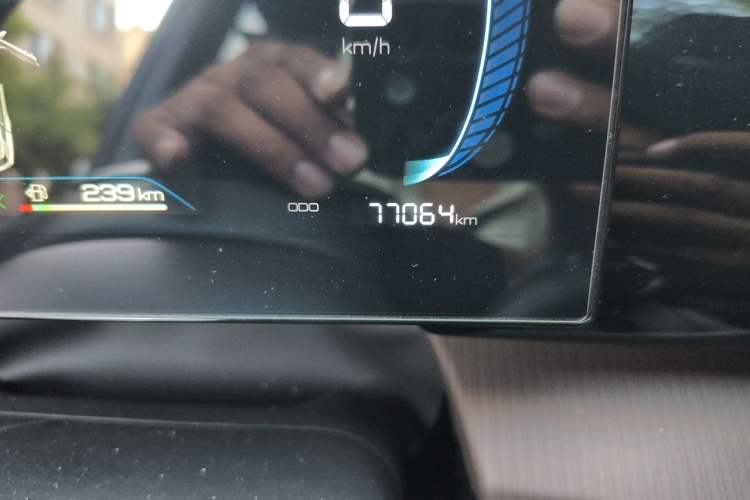 Used BYD Song Pro New Energy 2022 DM-i 51km Prestige Model Odometer Close Up