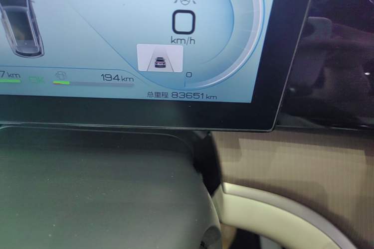 Used BYD Song Pro New Energy 2022 DM-i 51km Prestige Model Odometer Close Up