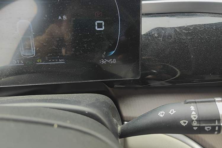 Used BYD Song Pro New Energy 2022 DM-i 110km Flagship Model Odometer Close Up