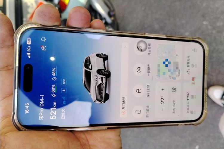 Used BYD Song Pro New Energy 2022 DM-i 110km Flagship Pro Model Vehicle Key