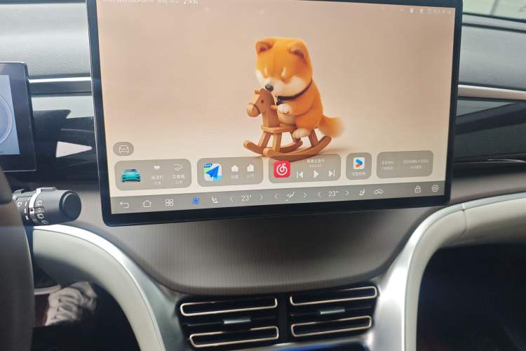 Used BYD Song Pro New Energy 2022 DM-i 110km Flagship Pro Model Audio And AC Panel