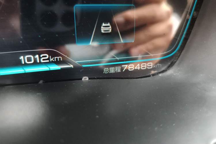 Used BYD Song Pro New Energy 2022 DM-i 110km Flagship Pro Model Odometer Close Up