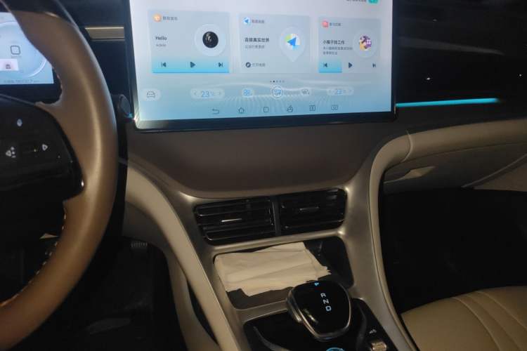 Used BYD Song Pro New Energy 2022 DM-i 110km Flagship Pro Model Audio And AC Panel