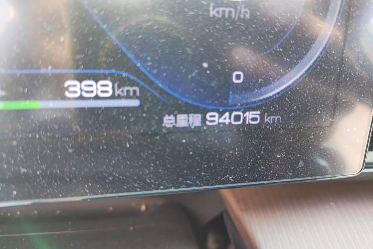 Used BYD Song Pro New Energy 2022 DM-i 110km Flagship Pro Model Odometer Close Up