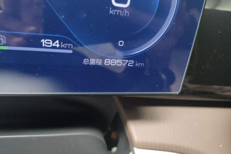 Used BYD Song Pro New Energy 2022 DM-i 51km Prestige Model Odometer Close Up