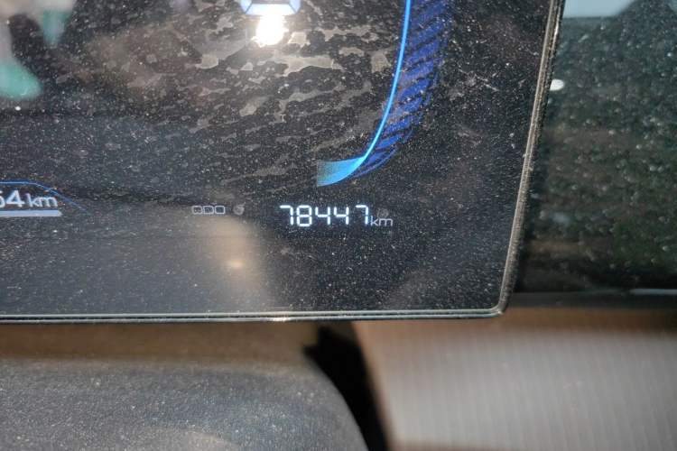 Used BYD Song Pro New Energy 2022 DM-i 51km Luxury Model Odometer Close Up