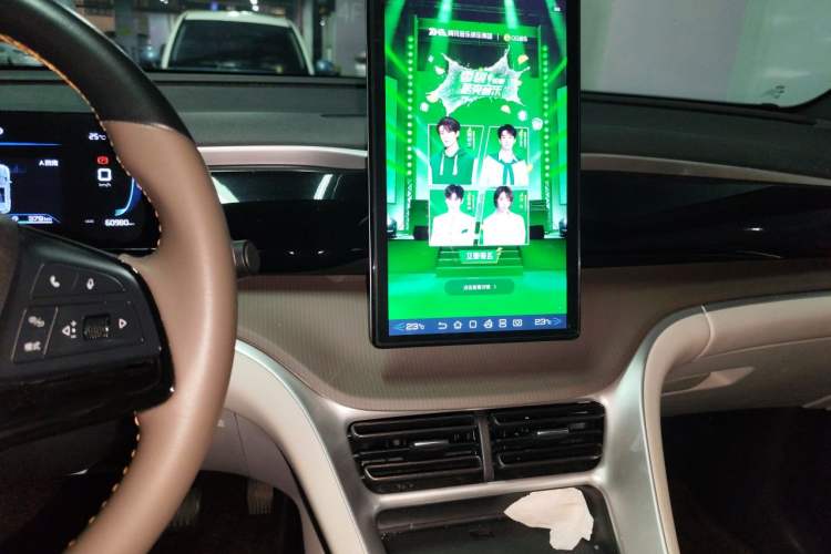 Used BYD Song Pro New Energy 2022 DM-i 51km Luxury Model Audio And AC Panel