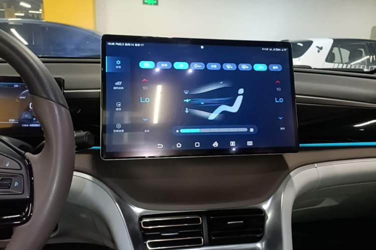 Used BYD Song Pro New Energy 2022 DM-i 110km Flagship Pro Model Audio And AC Panel