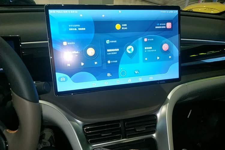 Used BYD Song Pro New Energy 2022 DM-i 110km Flagship Pro Model Audio And AC Panel