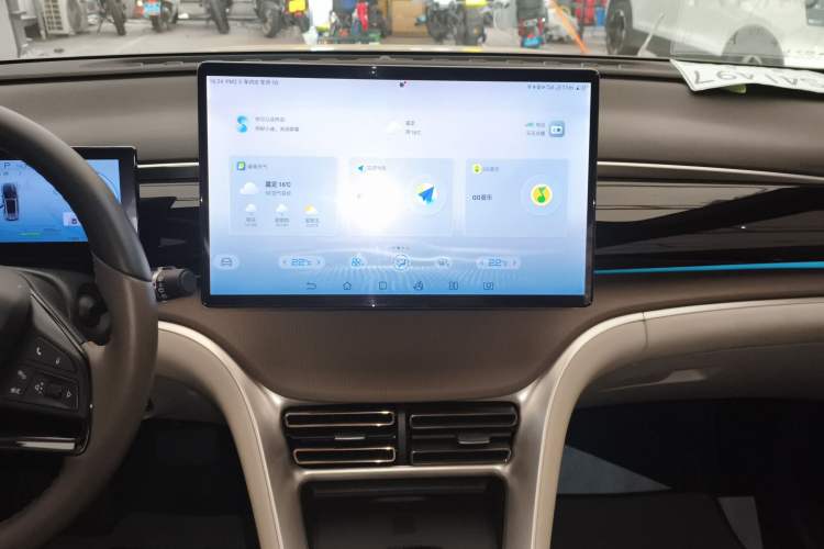 Used BYD Song Pro New Energy 2022 DM-i 110km Flagship Pro Model Audio And AC Panel