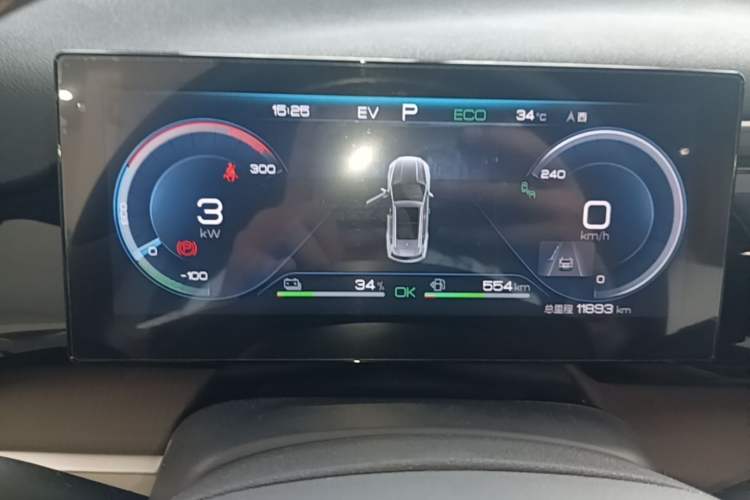 Used BYD Song Pro New Energy 2022 DM-i 110km Flagship Pro Model Instrument Cluster