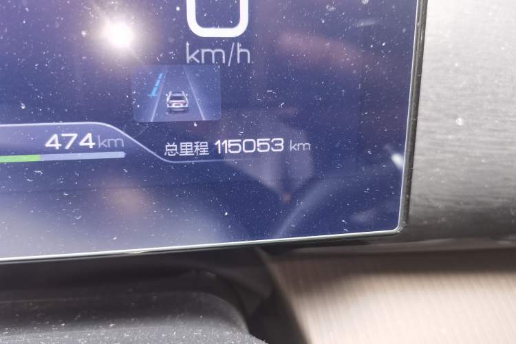 Used BYD Song Pro New Energy 2022 DM-i 110km Flagship Pro Model Odometer Close Up