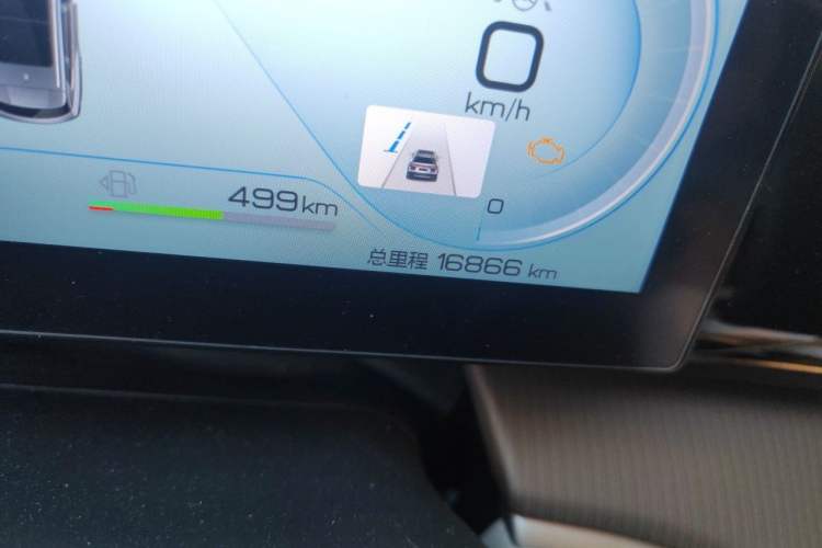Used BYD Song Pro New Energy 2022 DM-i 110km Flagship Pro Model Odometer Close Up