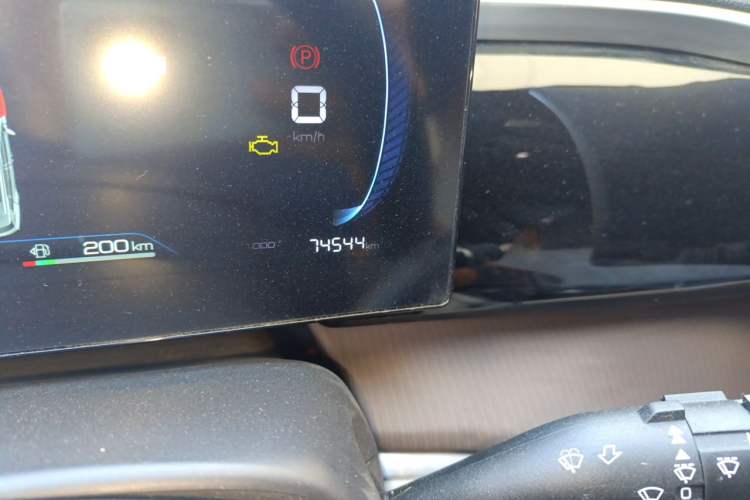 Used BYD Song Pro New Energy 2022 DM-i 110km Flagship Model Odometer Close Up