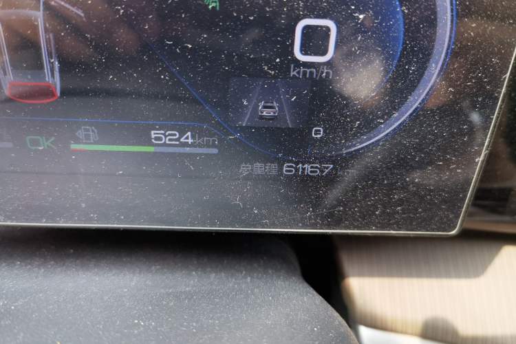 Used BYD Song Pro New Energy 2022 DM-i 110km Flagship Pro Model Odometer Close Up