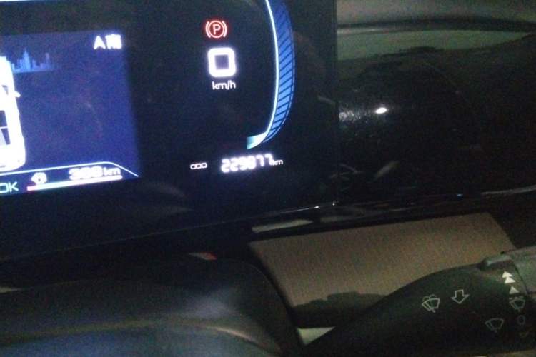 Used BYD Song Pro New Energy 2022 DM-i 51km Luxury Model Odometer Close Up