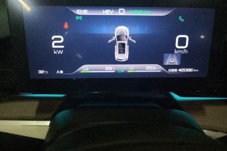 Used BYD Song Pro New Energy 2022 DM-i 110km Flagship Pro Model Odometer Close Up
