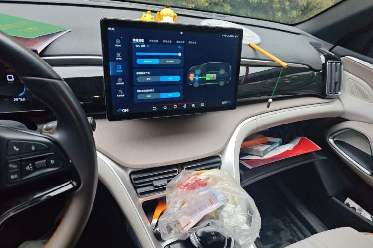 Used BYD Song Pro New Energy 2023 Champion Edition DM-i 71KM Beyond Model Audio And AC Panel