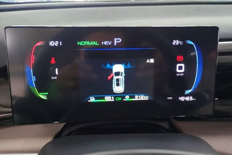 Used BYD Song Pro New Energy 2023 Champion Edition DM-i 71KM Leading Model Instrument Cluster
