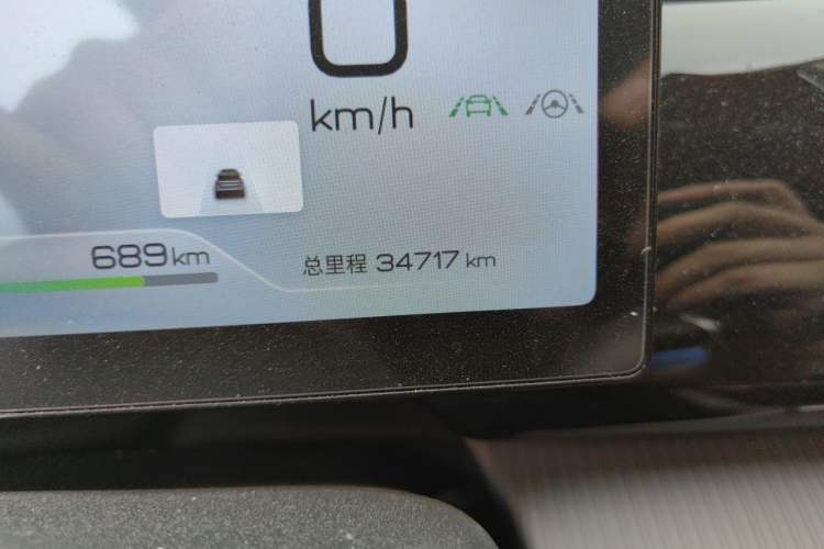 Used BYD Song Pro New Energy 2023 Champion Edition DM-i 110KM Beyond Model Odometer Close Up