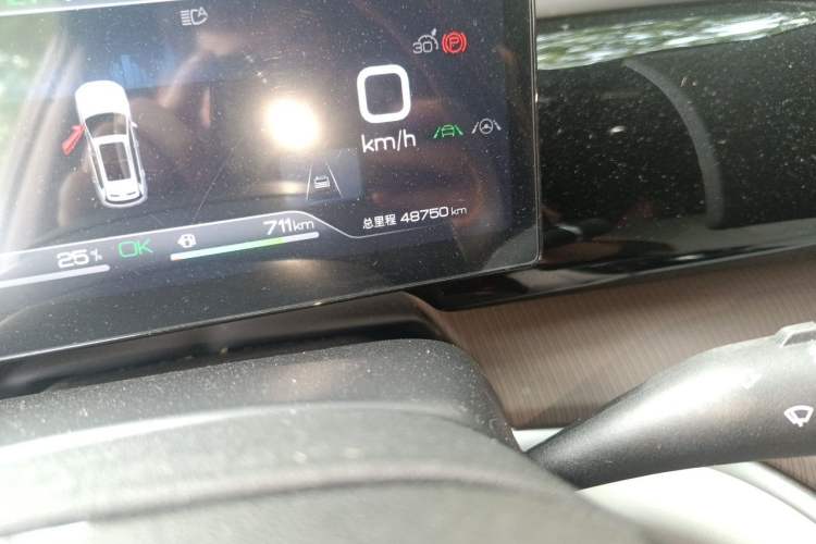Used BYD Song Pro New Energy 2023 Champion Edition DM-i 110KM Beyond Model Odometer Close Up