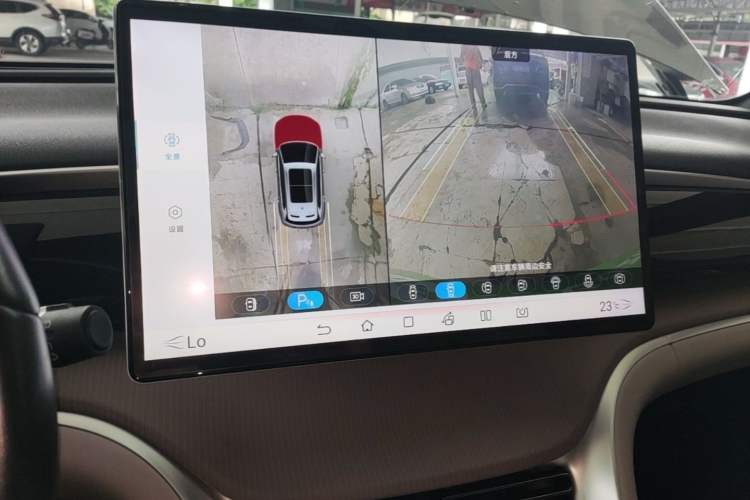 Used BYD Song Pro New Energy 2023 Champion Edition DM-i 110KM Excellence Model Audio And AC Panel