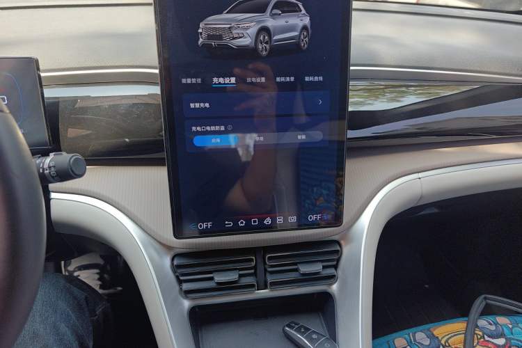 Used BYD Song Pro New Energy 2023 Champion Edition DM-i 71KM Leading Model Audio And AC Panel