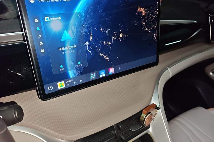 Used BYD Song Pro New Energy 2023 Champion Edition DM-i 110KM Beyond Model Audio And AC Panel