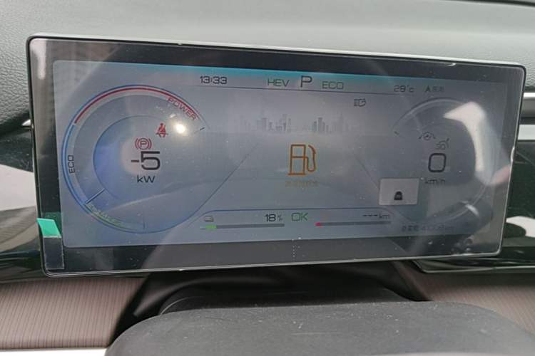 Used BYD Song Pro New Energy 2023 Champion Edition DM-i 110KM Beyond Model Instrument Cluster