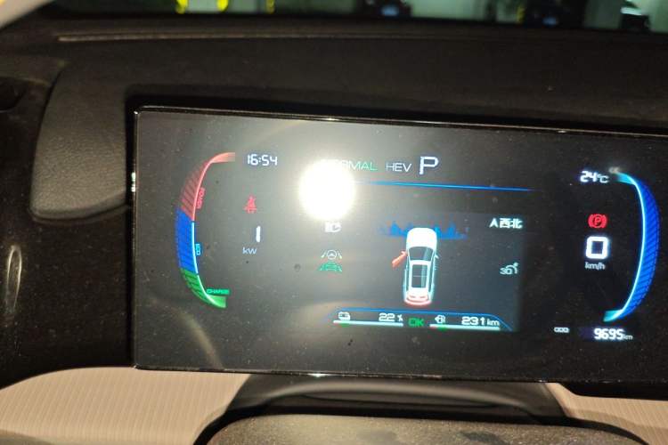 Used BYD Song Pro New Energy 2023 Champion Edition DM-i 71KM Beyond Model Instrument Cluster