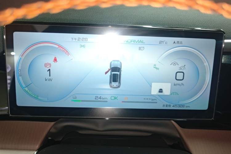 Used BYD Song Pro New Energy 2023 Champion Edition DM-i 110KM Excellence Model Instrument Cluster