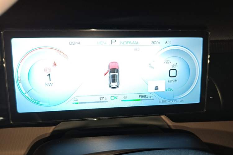 Used BYD Song Pro New Energy 2023 Champion Edition DM-i 110KM Excellence Model Instrument Cluster