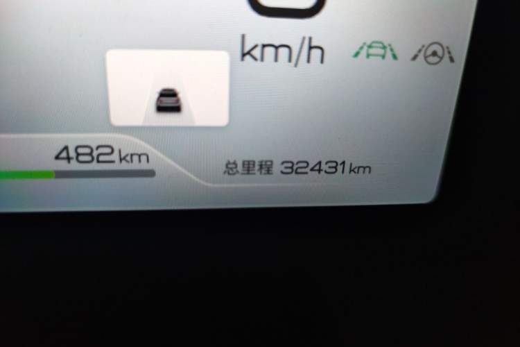 Used BYD Song Pro New Energy 2023 Champion Edition DM-i 110KM Beyond Model Odometer Close Up