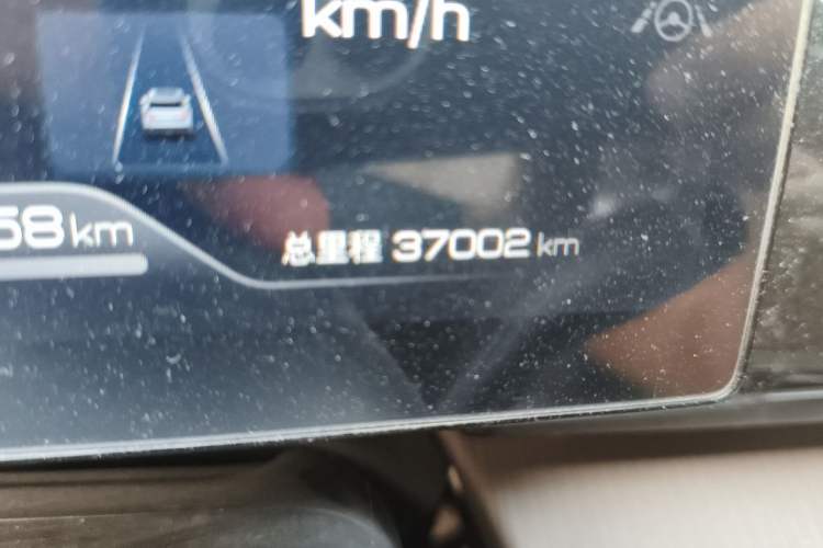 Used BYD Song Pro New Energy 2023 Champion Edition DM-i 110KM Beyond Model Odometer Close Up