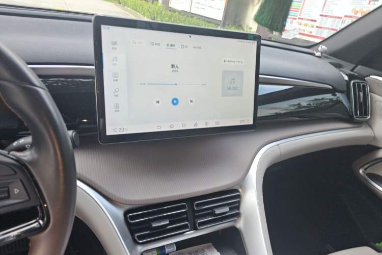 Used BYD Song Pro New Energy 2023 Champion Edition DM-i 71KM Leading Model Audio And AC Panel