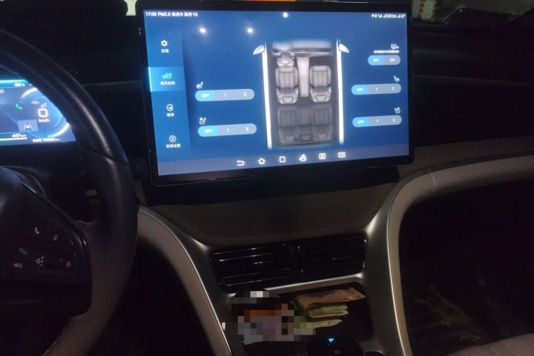 Used BYD Song Pro New Energy 2023 Champion Edition DM-i 110KM Excellence Model Audio And AC Panel