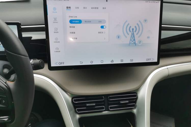Used BYD Song Pro New Energy 2023 Champion Edition DM-i 110KM Excellence Model Audio And AC Panel