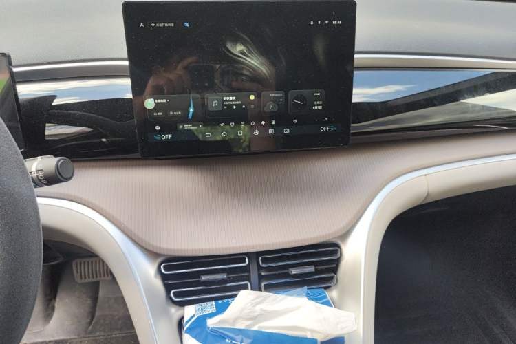 Used BYD Song Pro New Energy 2023 Champion Edition DM-i 71KM Navigation Model Audio And AC Panel