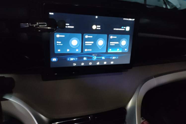 Used BYD Song Pro New Energy 2023 Champion Edition DM-i 71KM Leading Model Audio And AC Panel