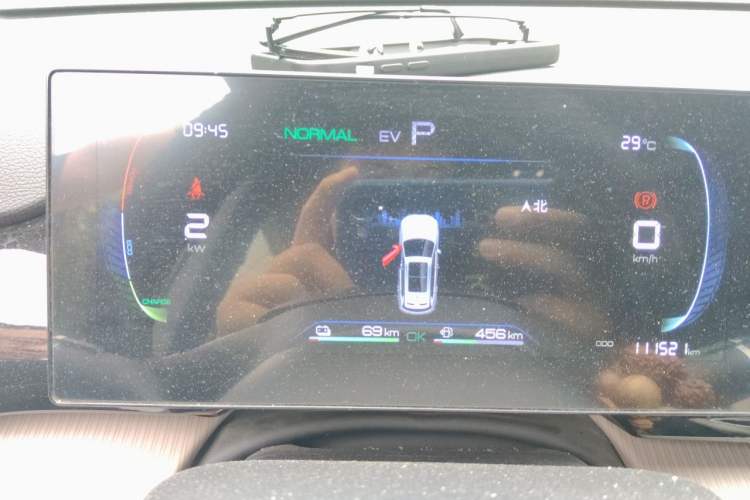 Used BYD Song Pro New Energy 2023 Champion Edition DM-i 71KM Navigation Model Instrument Cluster
