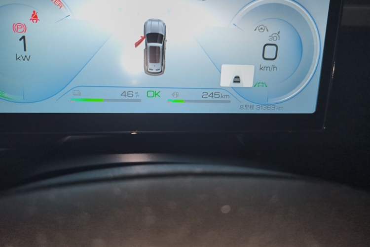 Used BYD Song Pro New Energy 2023 Champion Edition DM-i 110KM Beyond Model Odometer Close Up