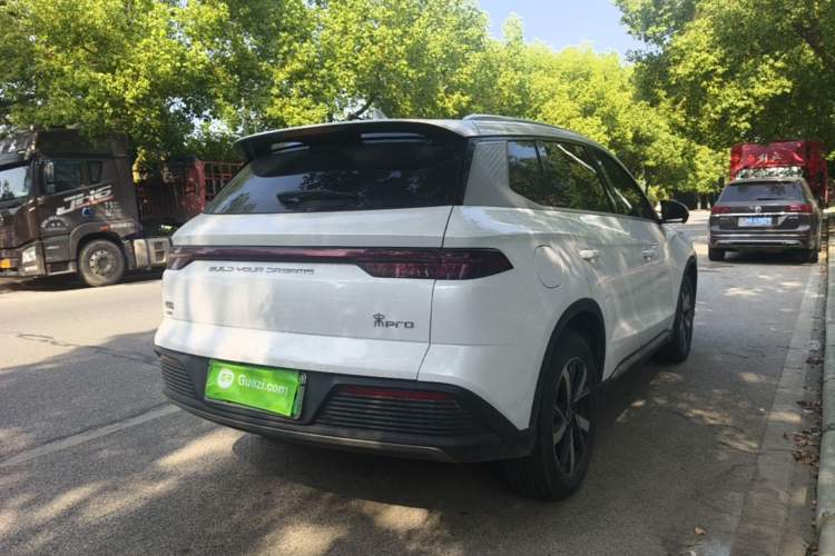 Used BYD Song Pro New Energy 2023 Champion Edition DM-i 110KM Beyond Model Rear Right 45 Deg
