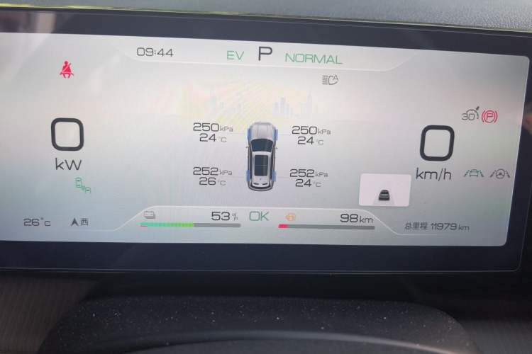 Used BYD Song Pro New Energy 2024 HONOR Edition DM-i 110KM Excellence Model Instrument Cluster