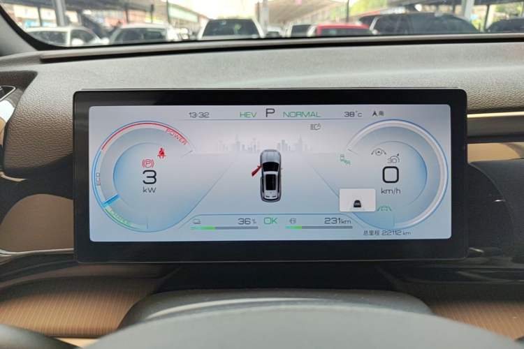 Used BYD Song Pro New Energy 2024 HONOR Edition DM-i 110KM Excellence Model Instrument Cluster