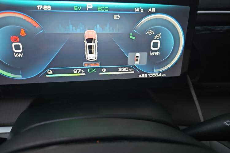 Used BYD Song Pro New Energy 2024 HONOR Edition DM-i 110KM Excellence Model Odometer Close Up