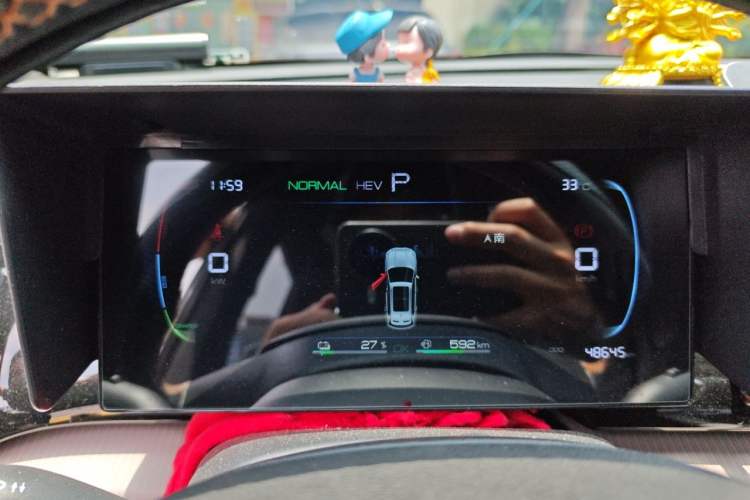 Used BYD Song Pro New Energy 2024 HONOR Edition DM-i 71KM Navigation Model Instrument Cluster