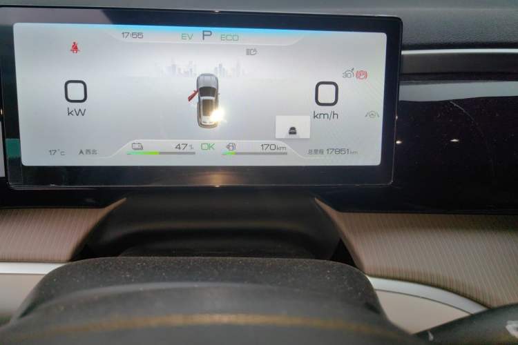 Used BYD Song Pro New Energy 2024 HONOR Edition DM-i 110KM Beyond Model Odometer Close Up