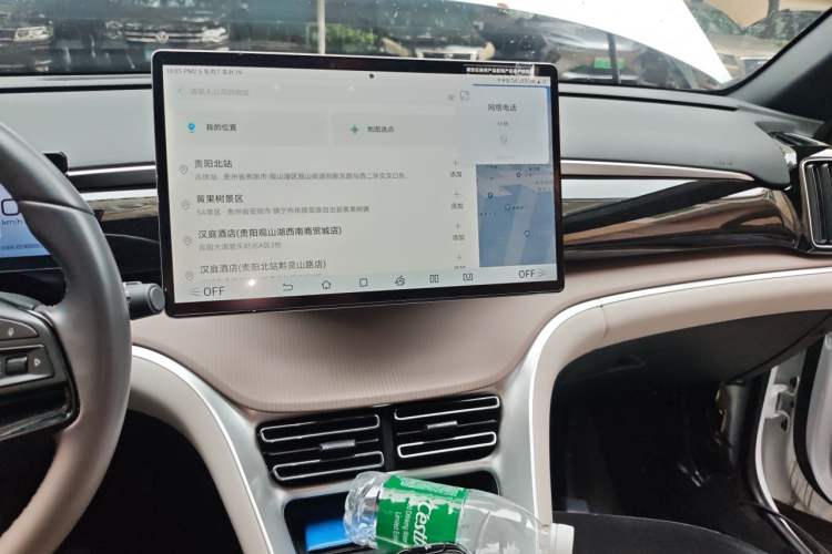 Used BYD Song Pro New Energy 2024 HONOR Edition DM-i 110KM Excellence Model Audio And AC Panel